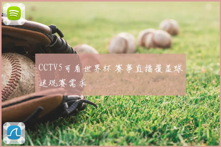 CCTV5可看世界杯 赛事直播覆盖球迷观赛需求